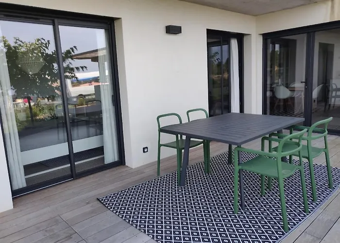 Prázdninový dům Maquis, Vue Mer, Elegante Maison Au Calme, 80m2, 4 Personnes Pietrosella